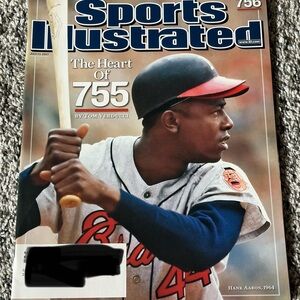 Hank Aaron Sports Illustrated baseball Magazine from March 23, 2007